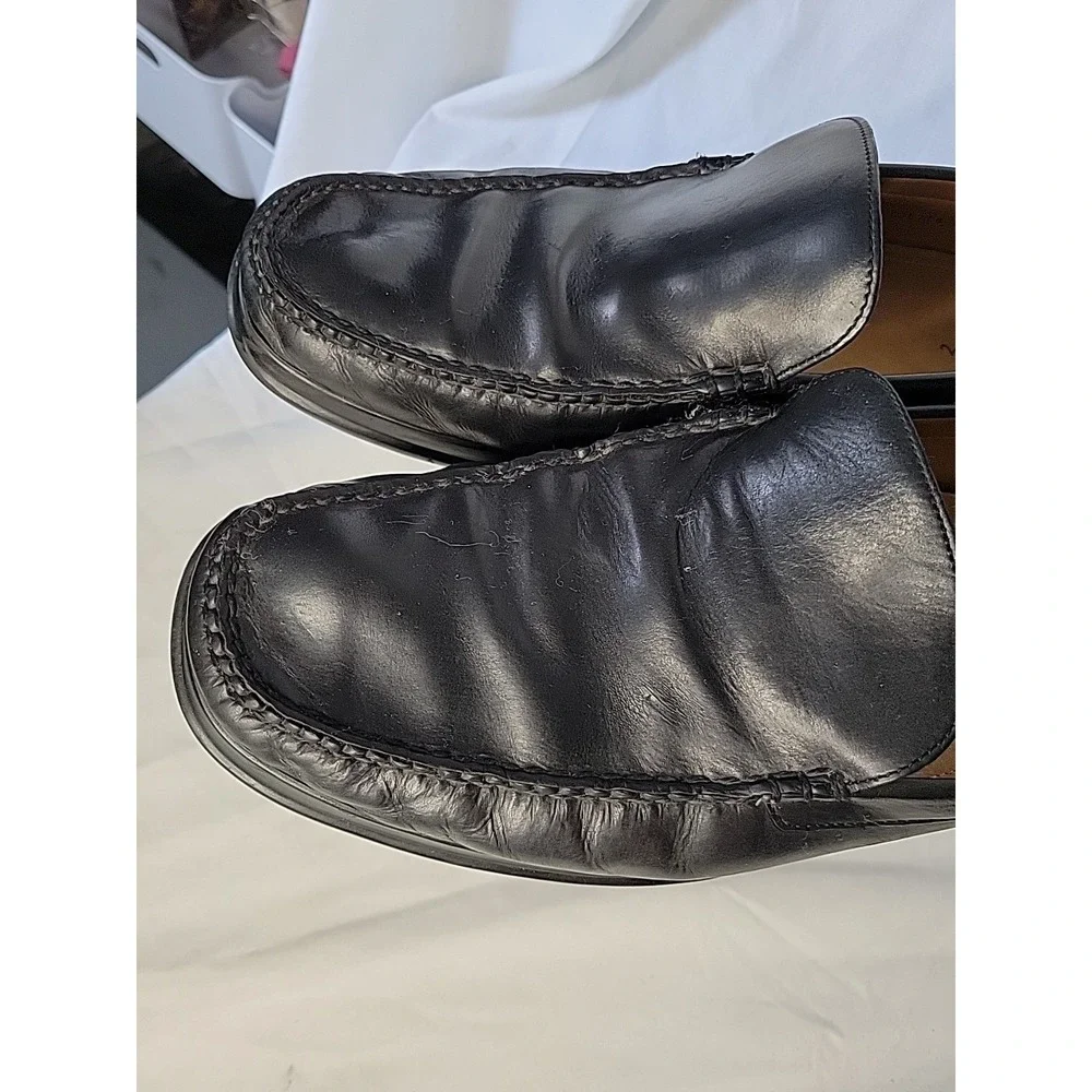 Cole Haan Black Leather Driving Loafers Air‎ Mens Size 11.5M c05778 x c08 10